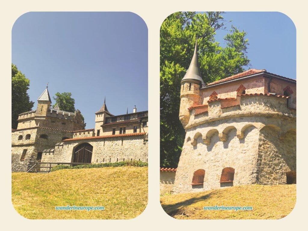 Walls and other fortification of Lichtenstein Castle, Germany