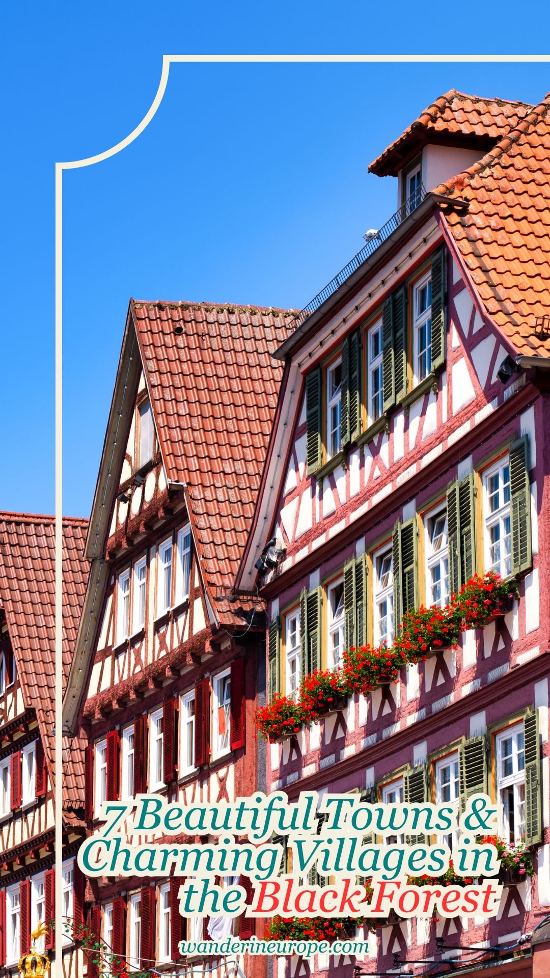 7 Beautiful Towns & Charming Villages in the Black Forest 17 7 Beautiful Towns & Charming Villages in the Black Forest, Pinterest Pin