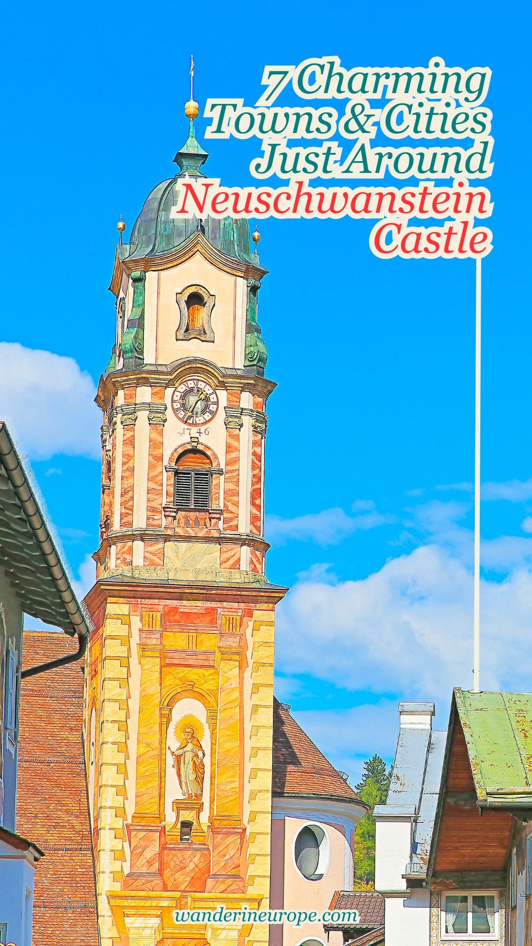 7 Charming Towns & Cities Just Around Neuschwanstein Castle 21 7 Charming Towns & Cities Just Around Neuschwanstein Castle, Pinterest Pin