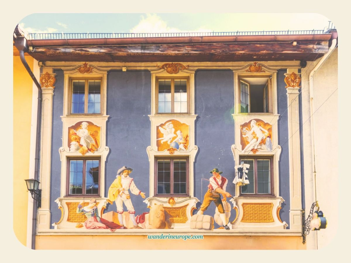 Your Guide to 10 Things to Do in Mittenwald, Bavarian Alps 12 A mural depicting the profession of the residents in Mittenwald, Germany