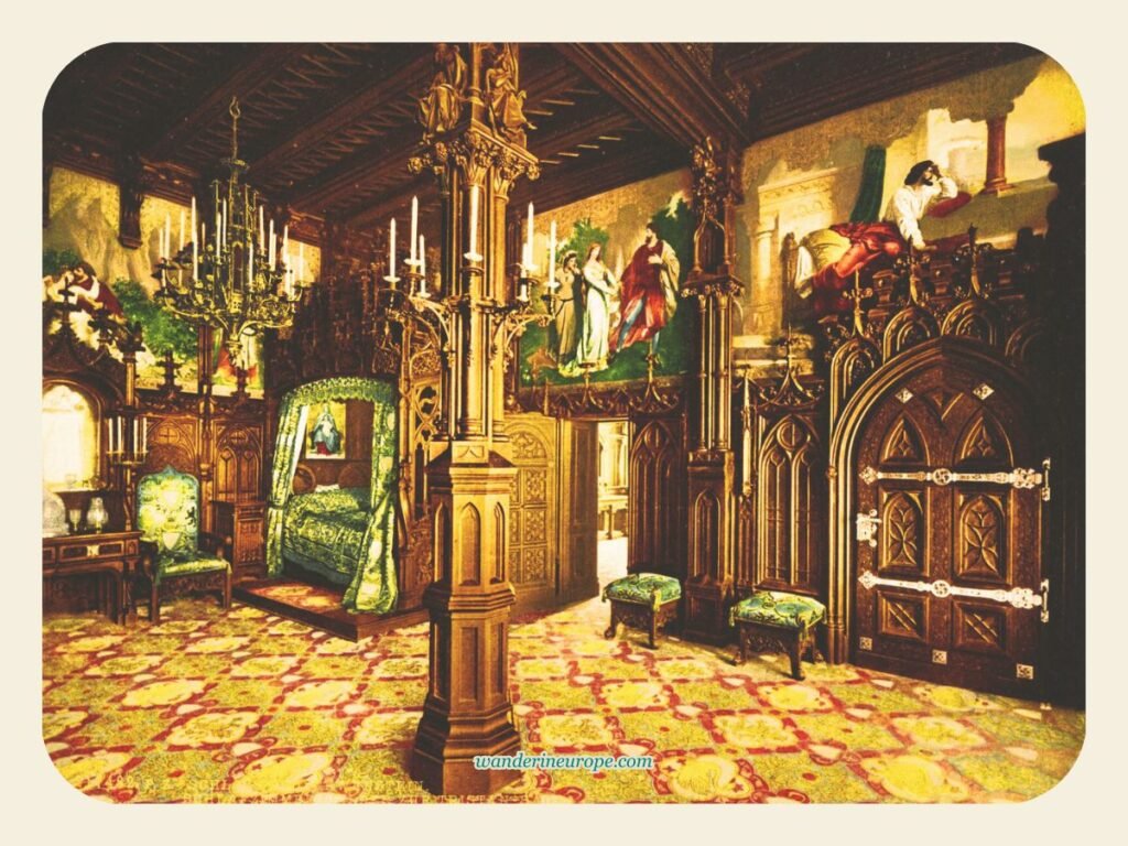 A Quick Summary: Neuschwanstein Castle Tour Expectations 4 Bed Room, Neuschwanstein Castle, Schwangau, Germany