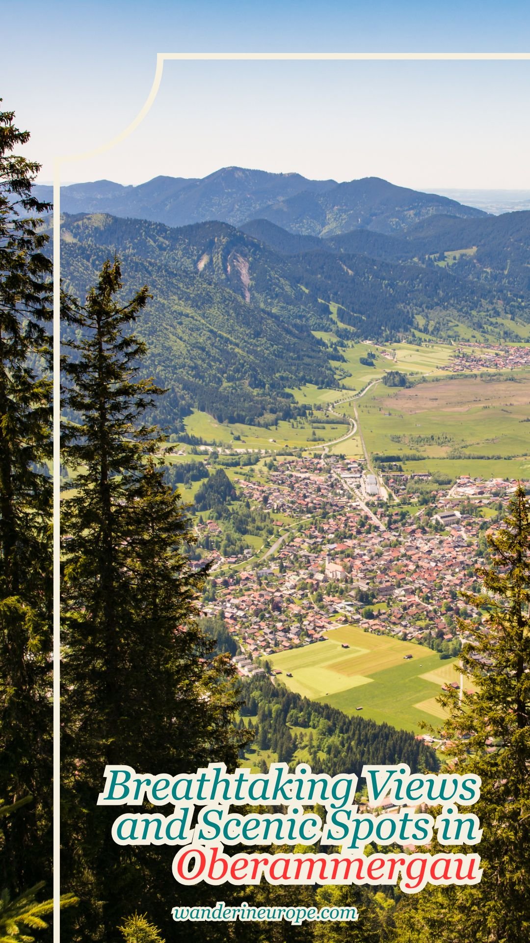 Breathtaking Views and Scenic Spots in Oberammergau, Pinterest Pin