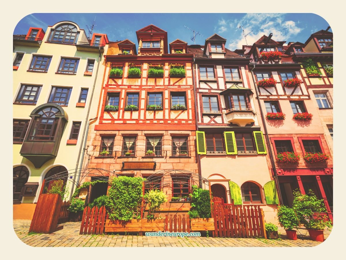 A Quick Guide to Discovering Nuremberg’s Amazing Experiences 3 Charming houses in Weissgerbergasse, Nuremberg, Germany