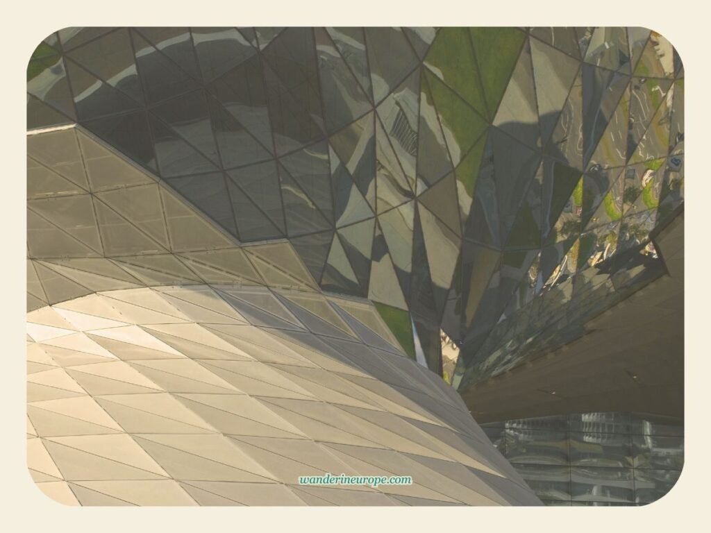 10 Beautiful Places in Munich for First-Timers and Explorers 127 Close up look at the glass architecture of BMW Welt in Munich, Germany