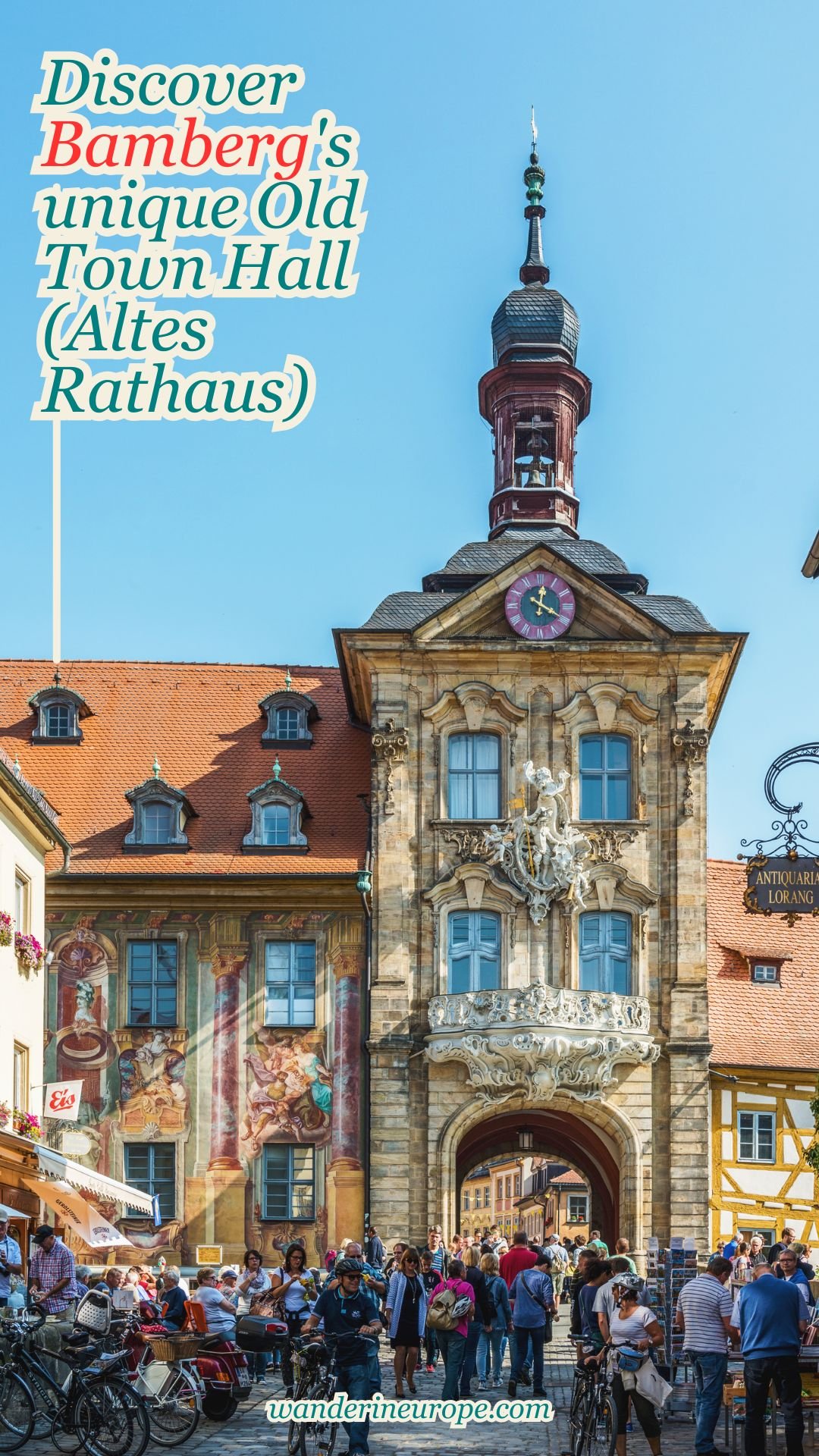 Discover Bamberg's unique Old Town Hall (Altes Rathaus) 14 Discover Bamberg's unique Old Town Hall (Altes Rathaus), Pinterest Pin