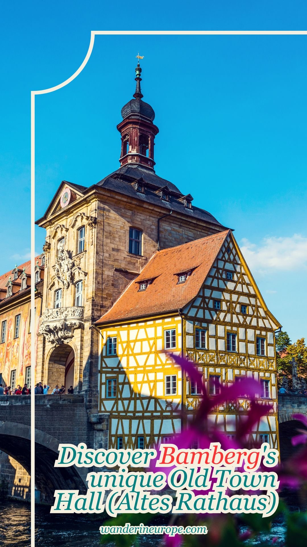 Discover Bamberg's unique Old Town Hall (Altes Rathaus) 15 Discover Bamberg's unique Old Town Hall (Altes Rathaus), Pinterest Pin