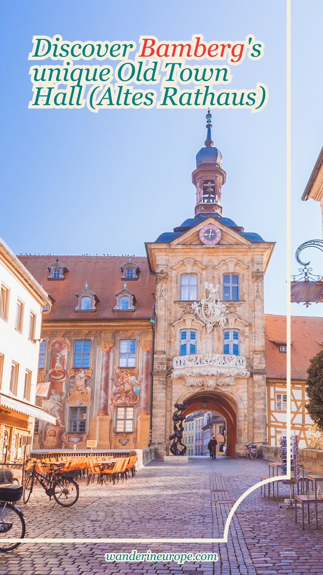 Discover Bamberg's unique Old Town Hall (Altes Rathaus) 18 Discover Bamberg's unique Old Town Hall (Altes Rathaus), Pinterest Pin