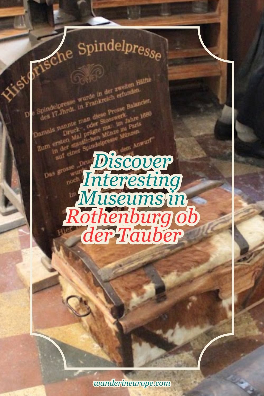 Discover Interesting Museums in Rothenburg ob der Tauber 12 Discover Interesting Museums in Rothenburg ob der Tauber, Pinterest Pin