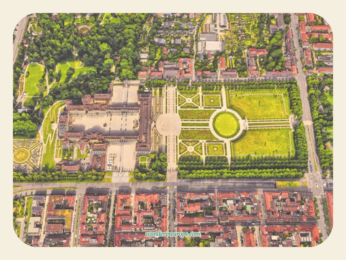 Highlights of Visiting Ludwigsburg Residential Palace 1 Full top view of Ludwigsburg Residential Palace, near Stuttgart, Germany