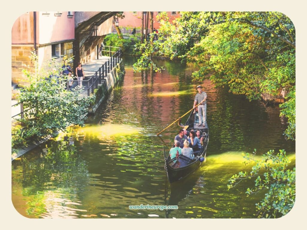 Exploring Old Town Bamberg: Must-See Sights and Experiences 21 Gondola ride along Regnitz River in Bamberg, Germany