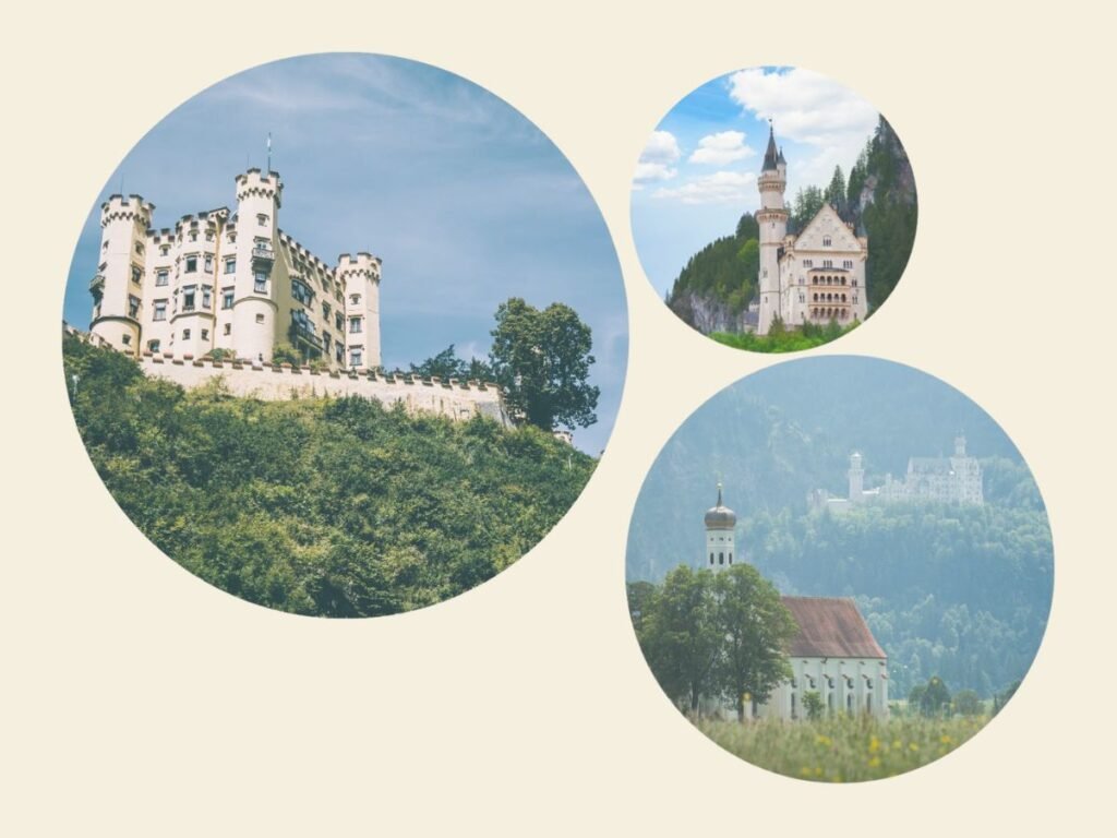 Is Neuschwanstein Castle Worth Visiting? A Quick Answer 6 Hohenschwangau, Neuschwanstein, and the church near in Schwangau, Germany