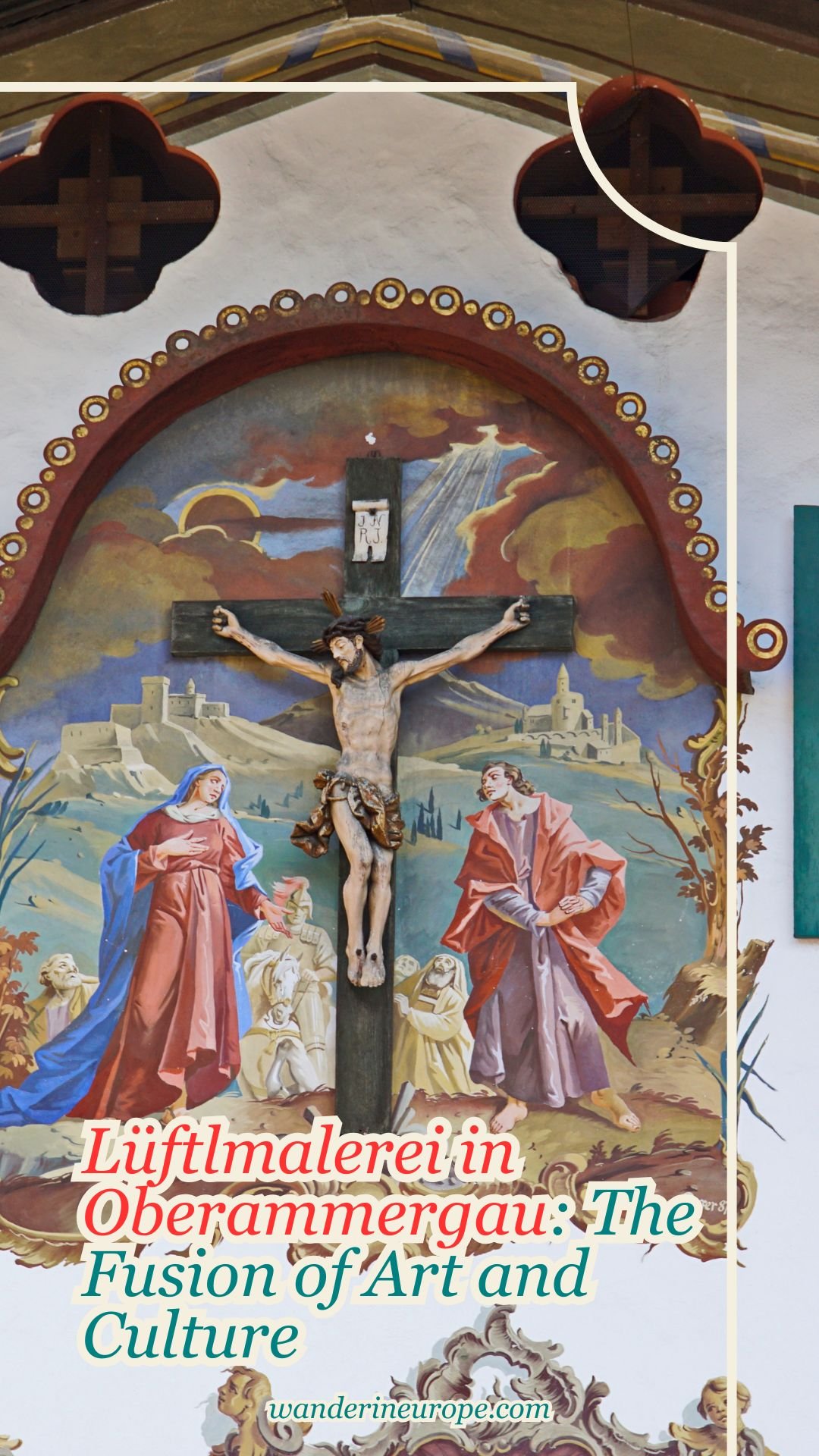 Lüftlmalerei in Oberammergau: The Fusion of Art and Culture 20 Lüftlmalerei in Oberammergau_ The Fusion of Art and Culture, Pinterest Pin