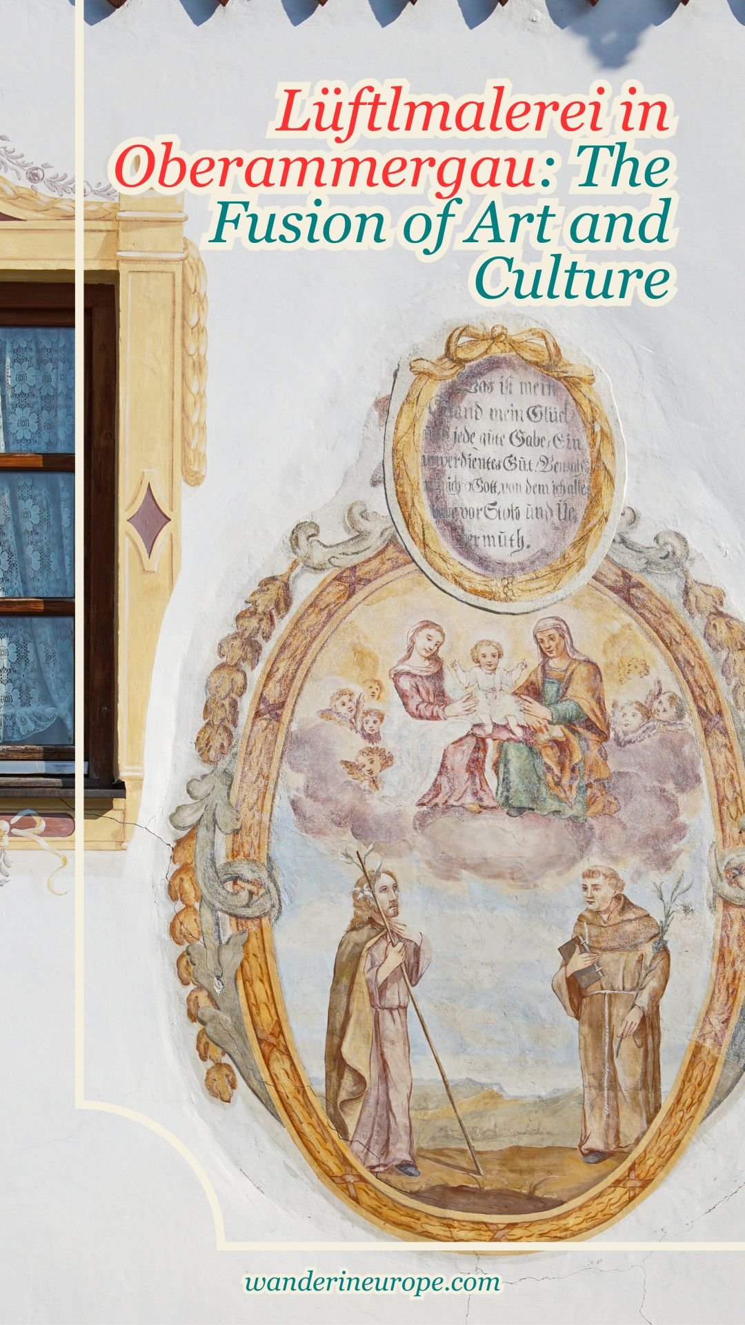 Lüftlmalerei in Oberammergau: The Fusion of Art and Culture 21 Lüftlmalerei in Oberammergau_ The Fusion of Art and Culture, Pinterest Pin