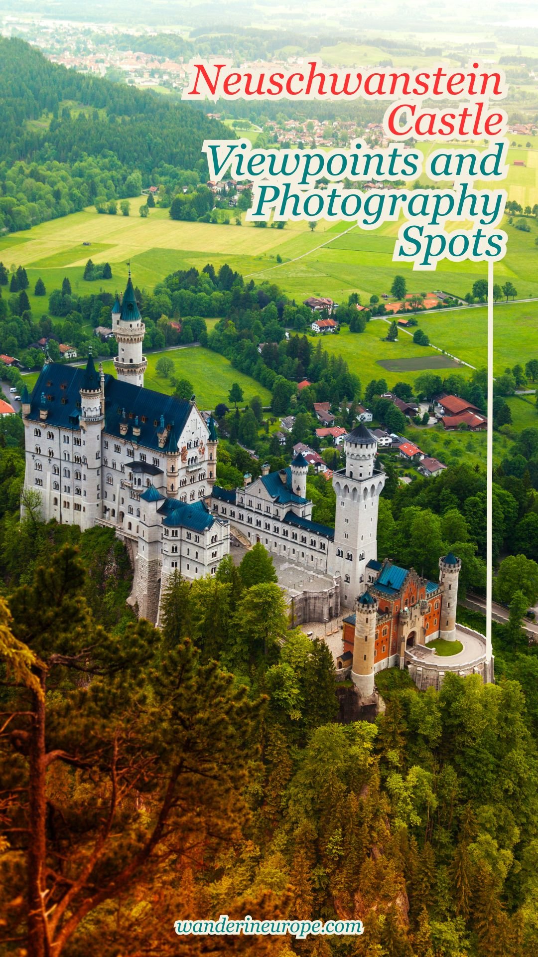 Neuschwanstein Castle Viewpoints and Photography Spots 22 Neuschwanstein Castle Viewpoints and Photography Spots, Pinterest Pin