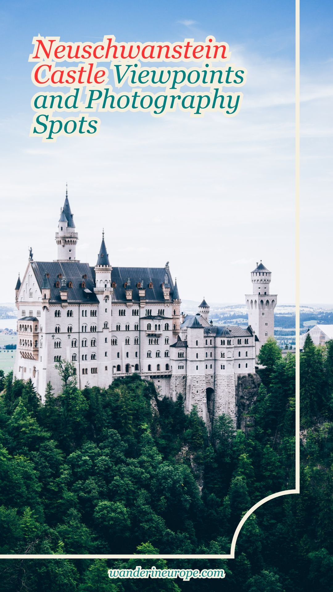 Neuschwanstein Castle Viewpoints and Photography Spots 19 Neuschwanstein Castle Viewpoints and Photography Spots, Pinterest Pin