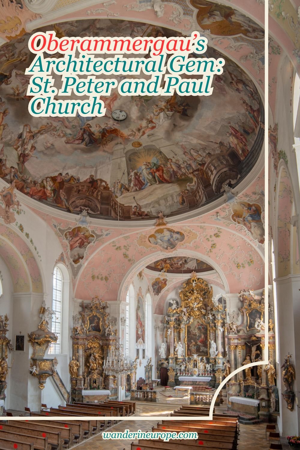 Oberammergau's Architectural Gem: St. Peter and Paul Church 18 Oberammergau’s Architectural Gem_ St. Peter and Paul Church, Pinterest Pin