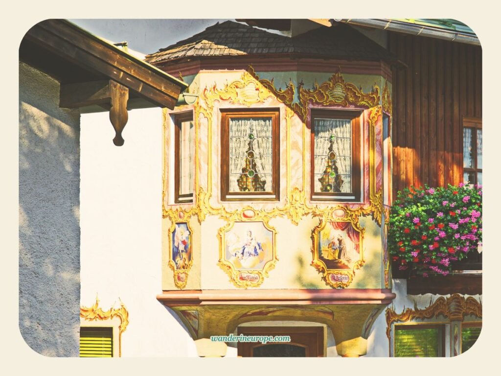 5 Nearest Day Trips from Garmisch-Partenkirchen to Try 10 One of the most beautiful murals in Oberammergau, a beautiful day trip from Garmisch-Partenkirchen, Germany