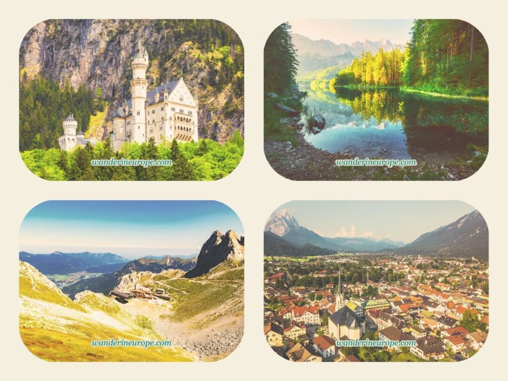 Top 7 Attractions and Unique Experiences in Oberammergau 17 Other attractions - Neuschwanstein Castle, Eibsee, Mittenwald, Garmisch Partenkirchen - near Oberammergau, Germany