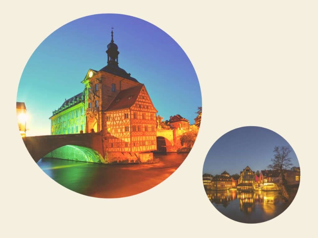 A Guide to Discovering Bamberg’s Highlights & Unique Sights 4 Photo Inspiration_ view along Regnitz River in Bamberg, Germany