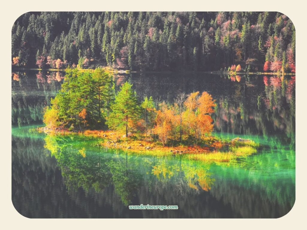 5 Natural Attractions You’ll Love in Garmisch-Partenkirchen 18 Picture-perfect islets of Eibsee near Garmisch-Partenkirchen, Germany