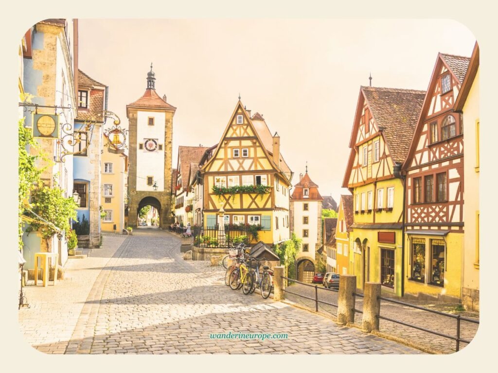 Plönlein, Rothenburg ob der Tauber, Germany