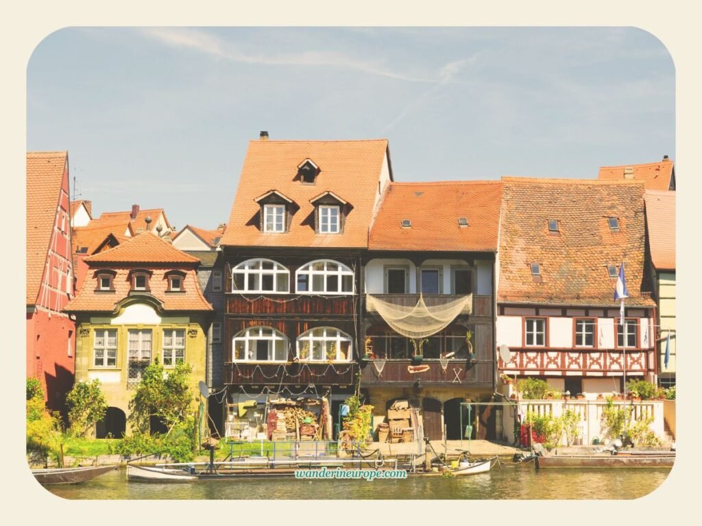 Exploring Old Town Bamberg: Must-See Sights and Experiences 23 Quaint houses seen from the Regnitz River, Bamberg, Germany