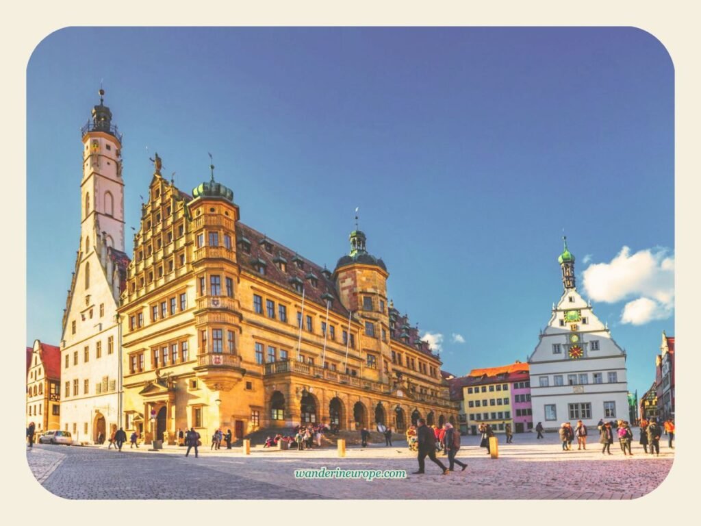 Rathaus of Rothenburg ob der Tauber, Germany