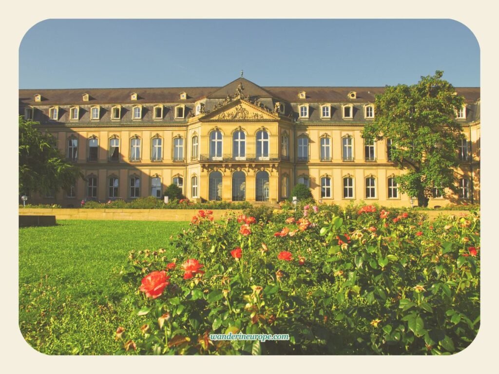 Exploring the Top Attractions at Schlossplatz, Stuttgart 9 Rear facade view of Neues Schloss, Stuttgart, Germany