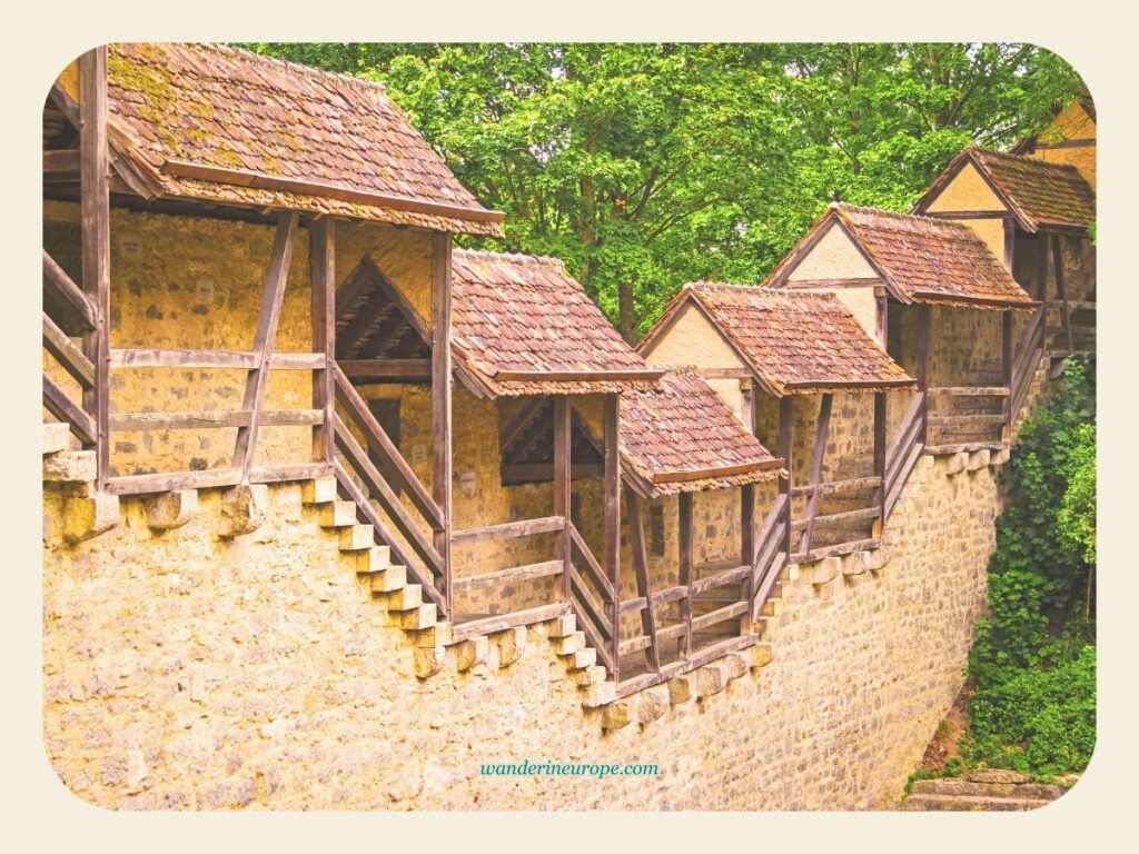 Rothenburger Turmweg (Tower Trail) of Rothenburg ob der Tauber, Germany