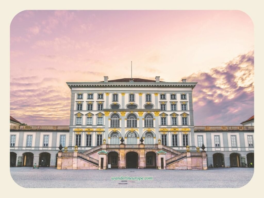 10 Beautiful Places in Munich for First-Timers and Explorers 82 Sunset shot of Nymphenburg Palace, Munich, Germany