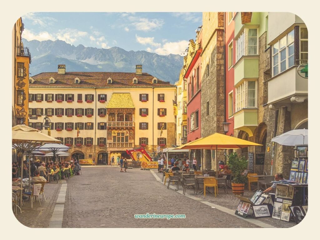 5 Nearest Day Trips from Garmisch-Partenkirchen to Try 17 The Golden Roof in Innsbruck, a beautiful day trip from Garmisch-Partenkirchen, Germany