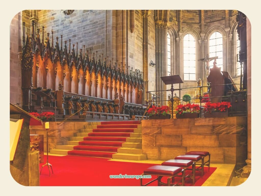 Exploring Old Town Bamberg: Must-See Sights and Experiences 6 The altar of Bamberg Cathedral, Germany