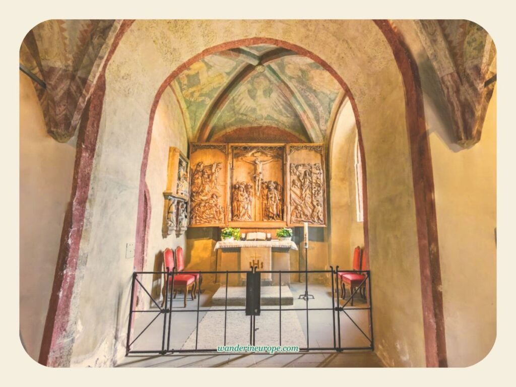 Unique Finds Inside the Churches of Rothenburg ob der Tauber 7 The altar of Saint Peter and Paul Church in Detwang, Rothenburg ob der Tauber, Germany