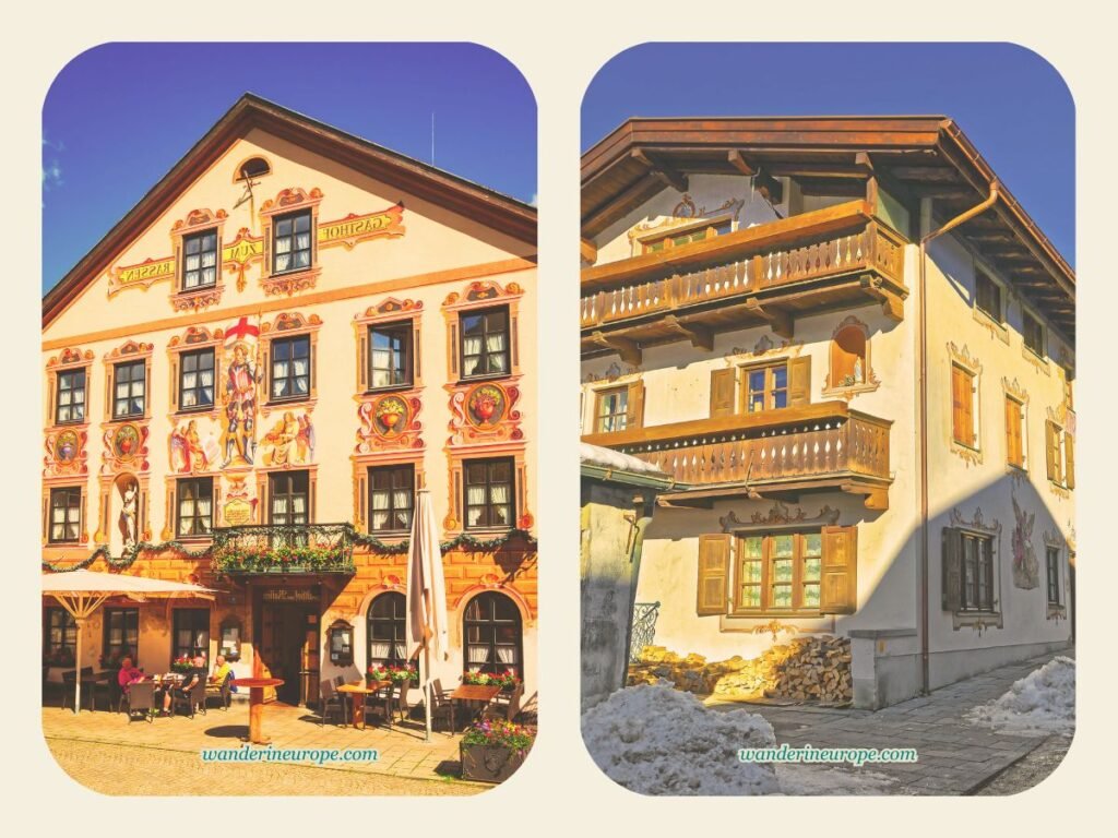 Hidden Gems and Lesser-Known Spots in Garmisch-Partenkirchen 9 The colorful houses along the streets of Garmisch-Partenkirchen, Germany