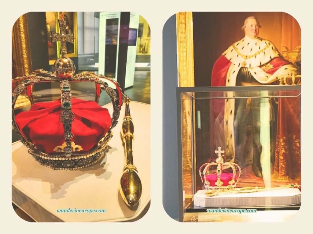 Exploring the Top Attractions at Schlossplatz, Stuttgart 15 The crown of Württemberg Royal inside Altes Schloss, Stuttgart, Germany