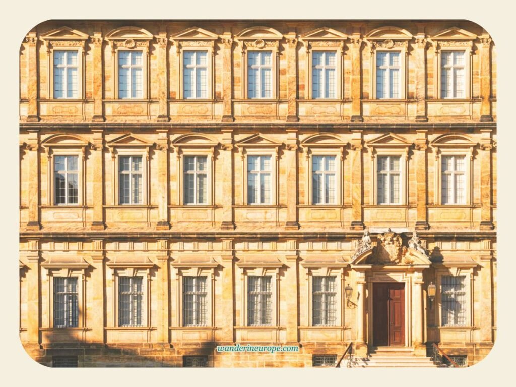 Exploring Old Town Bamberg: Must-See Sights and Experiences 9 The elegant facade of Neue Residenz, Bamberg Germany