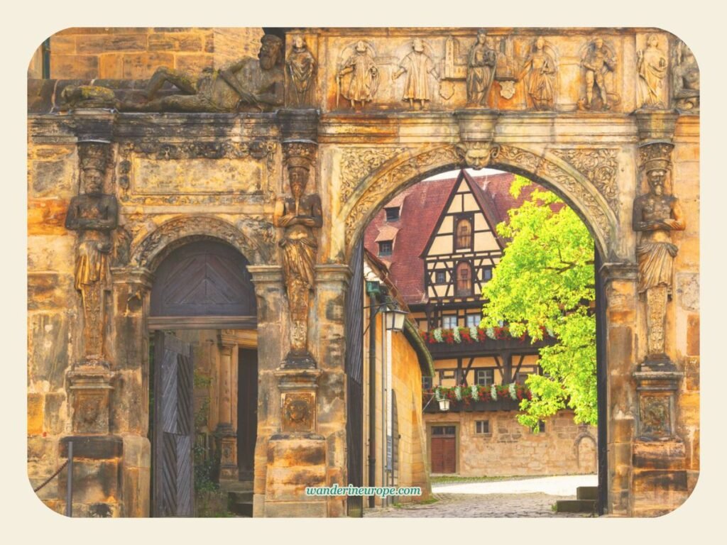 Exploring Old Town Bamberg: Must-See Sights and Experiences 16 The entrance to Alte Hofhaltung, Bamberg, Germany