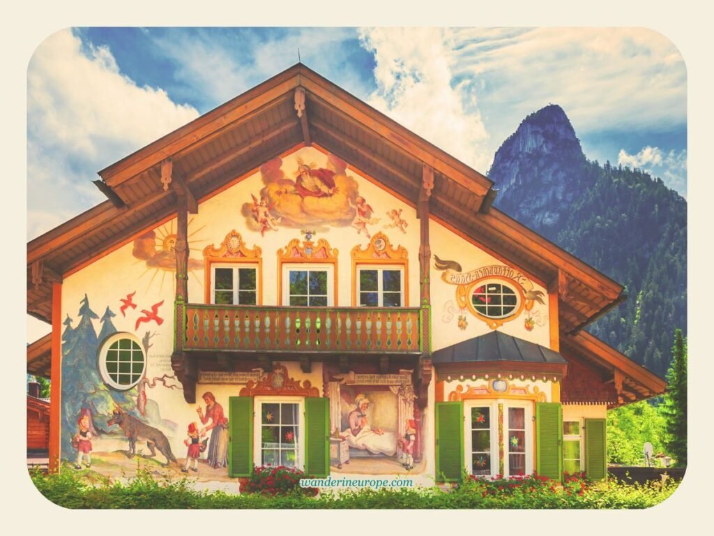 5 Nearest Day Trips from Garmisch-Partenkirchen to Try 8 The mural-filled house and iconic peak of Oberammergau, a beautiful day trip from Garmisch-Partenkirchen, Germany
