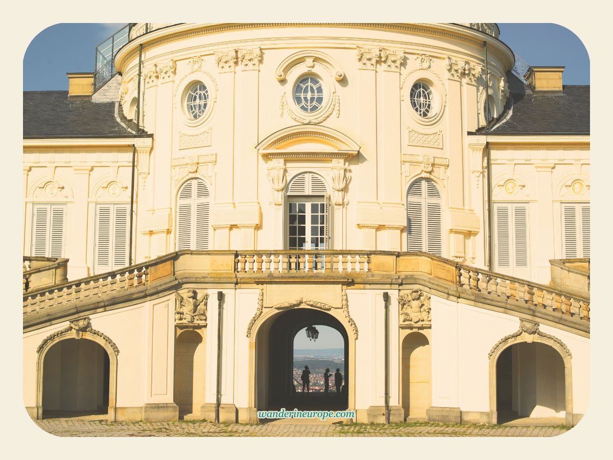 Visit Schloss Solitude: Stuttgart’s Most Picturesque Spot 5 The view from the arch of Castle Solitude, Stuttgart, Germany