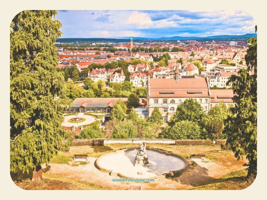 Explore Bamberg’s Scenic Castles and Magnificent Palaces 3 View from the gardens of Saint Michael's Abbey in Bamberg, Germany