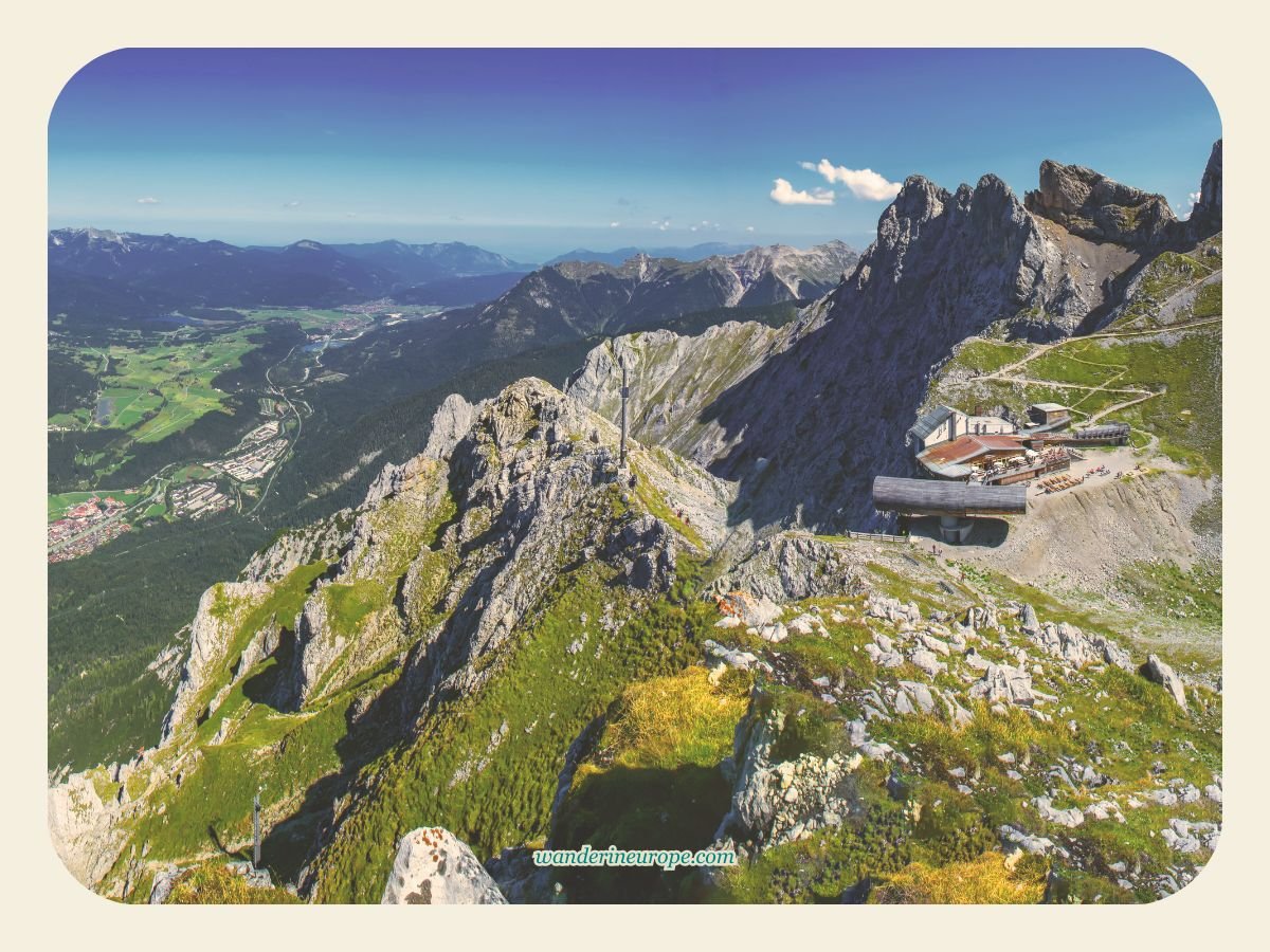 Your Guide to 10 Things to Do in Mittenwald, Bavarian Alps 3 View of Mittenwald from Karwendel mountains, a beautiful day trip from Garmisch-Partenkirchen, Germany