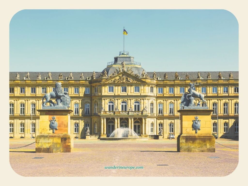 Exploring the Top Attractions at Schlossplatz, Stuttgart 6 View of the Neues Schloss from Schlossplatz, Stuttgart, Germany