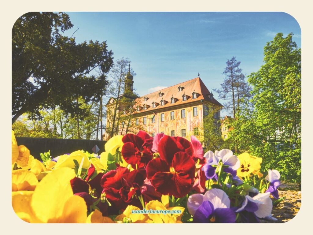 Discover Bamberg's unique Old Town Hall (Altes Rathaus) 6 Viewing Altes Rathaus from a unique perspective, Bamberg, Germany