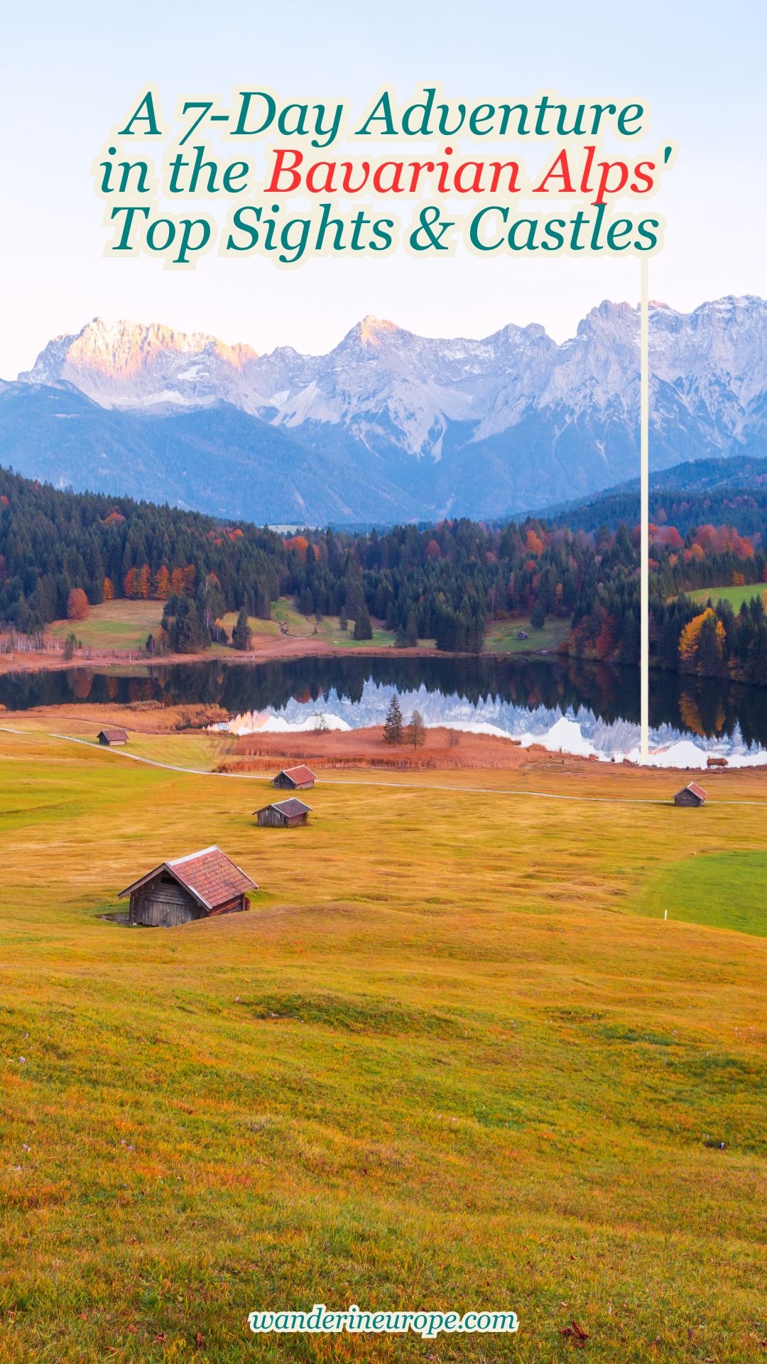 A 7-Day Adventure in the Bavarian Alps' Top Sights & Castles 31 A 7-Day Adventure in the Bavarian Alps' Top Sights & Castles, Pinterest Pin