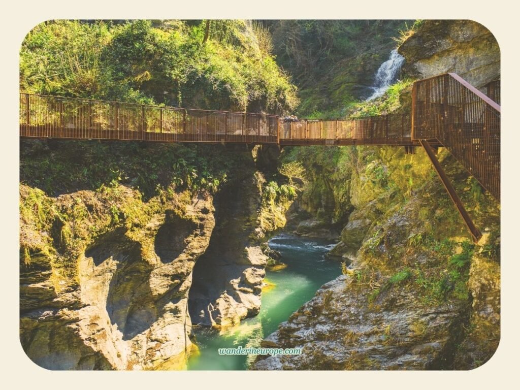 Witness Lake Como’s Stunning Beauty from These 10 Spots 62 A breathtaking metal path in Orrido di Bellano, Lake Como, Italy