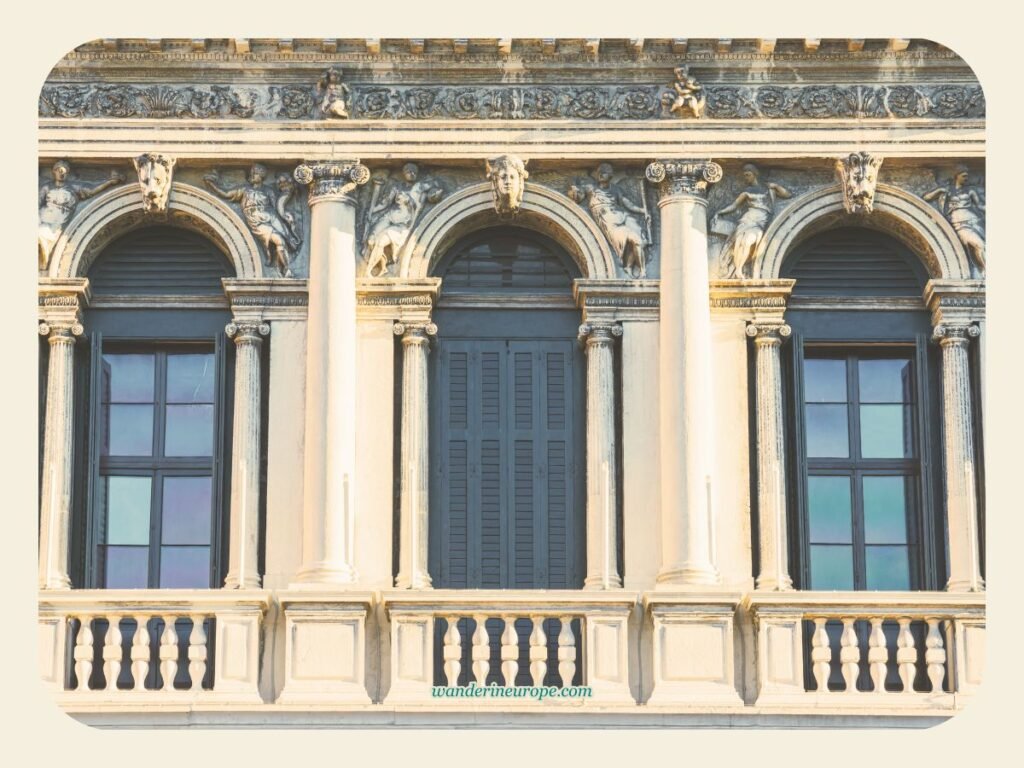 Architecture Lover's Guide: 10 Beautiful Buildings in Venice 49 A closer look at the windows of Procuratie, Venice, Italy