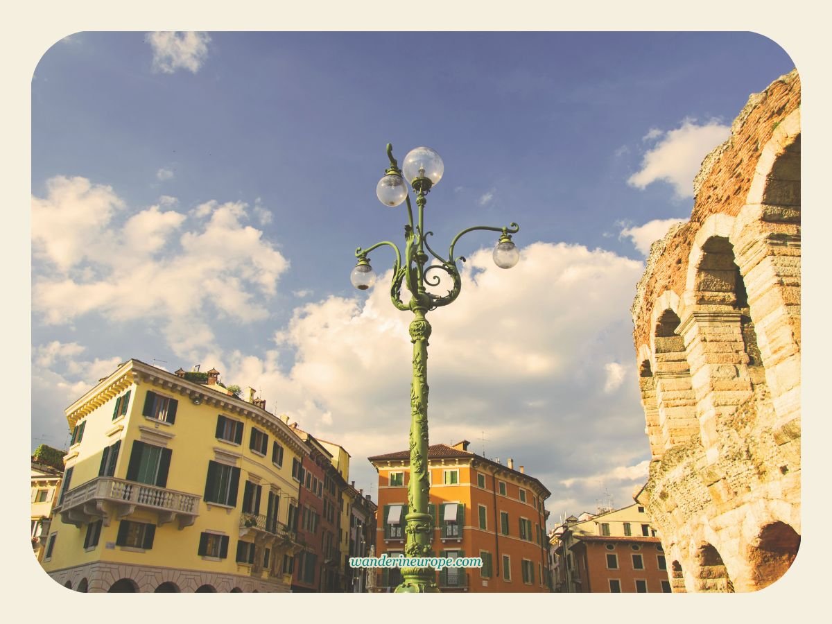 Four Great Ways to Enjoy a One-Day Visit to Verona 6 A lovely street lamp in Verona, Italy