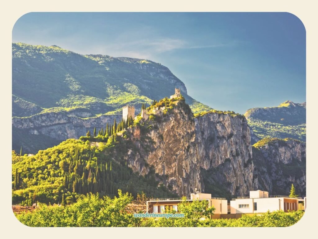 Arco Castle near Trento Italy