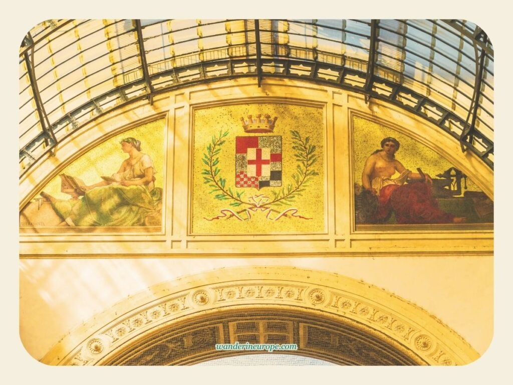 The Ultimate Explorer’s Guide to a Well-Rounded Milan Trip 47 Artworks inside Galleria Vittorio Emanuele II, Milan, Italy