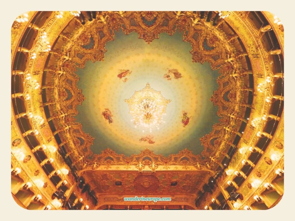 Architecture Lover's Guide: 10 Beautiful Buildings in Venice 35 Awe-inspiring ceiling of La Fenice, Venice, Italy